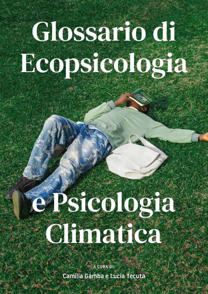 Cover of the Glossario di Ecopsicologia e Psicologia Climatica 2026 (Ecopsychology and Climate Psychology Glossary)